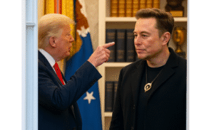 Tesla Shares Plunge Amid Musk-Trump Feud, lose $150B in Market